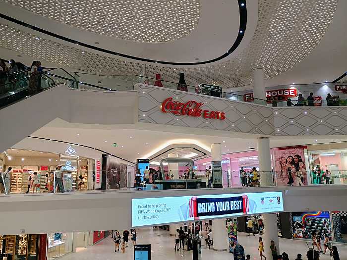 Kosher food hall at American Dream Mall in New Jersey.