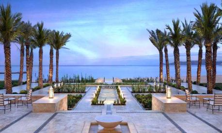 Celebrate Passover 2026 with White & Blue at the luxurious St. Regis La Bahia Blanca Resort in Tamuda Bay, Morocco.