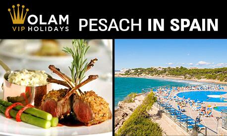 Passover Programs 2024 in Spain with Olam Holidays Glatt Kosher