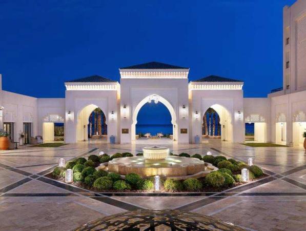 Celebrate Passover 2026 with White & Blue at the luxurious St. Regis La Bahia Blanca Resort in Tamuda Bay, Morocco.