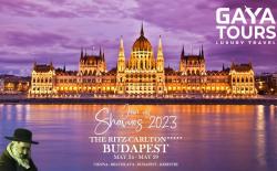 Gaya Tours Shavuot Program 2023 At The 5* Ritz Carlton, Budapest