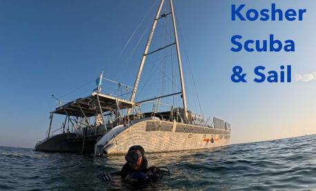 Kosher Scuba & Sailing Adventures aboard 78’ Maxi-Catamaran in Cyprus / Greece