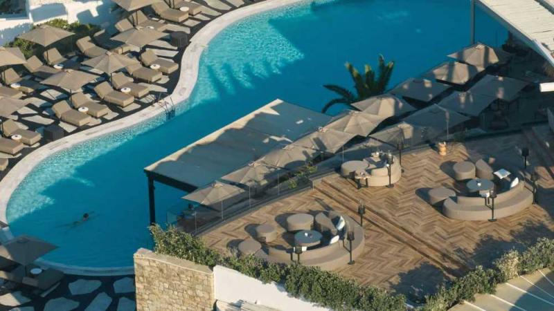 Celebrate Passover 2027 with Leisure Time Tours at the 5-star Royal Myconian Resort & Spa in Mykonos, Greece