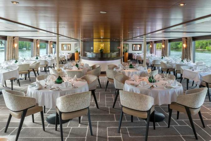 Amadeus Diamond kosher river cruise ship on the Seine River France