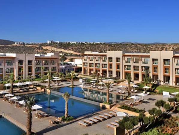 Kosher Winter Luxury Vacation in Agadir, Morocco with White and Blue