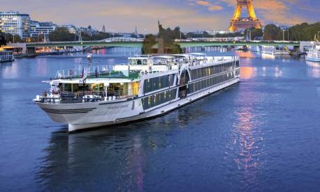 Amadeus Diamond kosher river cruise ship on the Seine River France