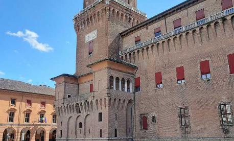 Castle in Ferrara Italy