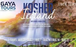 Gaya Tours Kosher Summer Vacation 2023 in Iceland