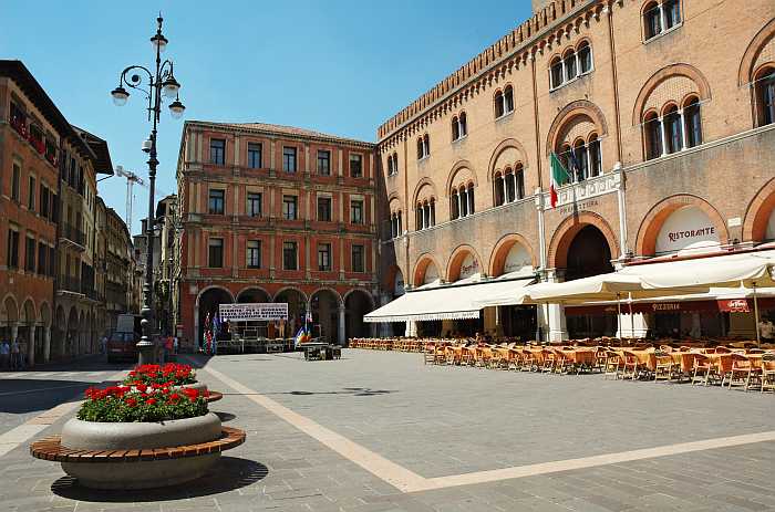 Piazza dei Signori in Treviso, Italy.
